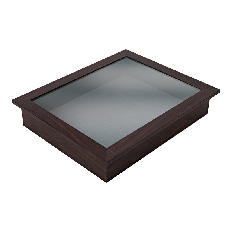 Rectangular Shadow Box Picture Frame, Brown