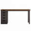 Bureau d'ordinateur moderne brun 47 pouces pour usage domestique-1109751514