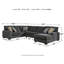 Canapé modulaire 3 pièces avec méridienne Tracling-2115218566