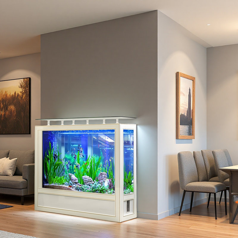 Aquarium compact de style moderne et écologique