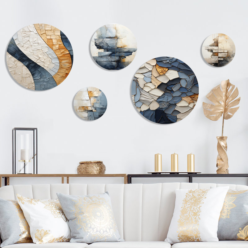 Margriete - Ensemble de 5 pièces d'art mural