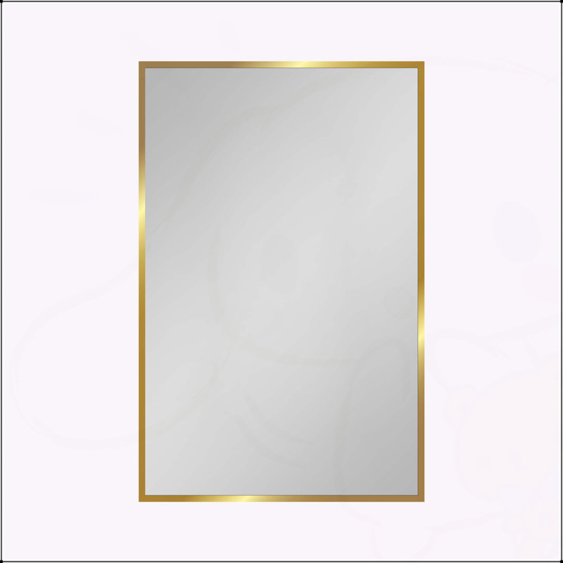 Versatile Metal Framed Bathroom Cabinet with Mirror for Various Installations