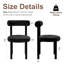 HDHNBA Armless Teddy Fleece Vanity Chair Double Layer Cushion Stable Metal Legs For Indoor Use-1294084658