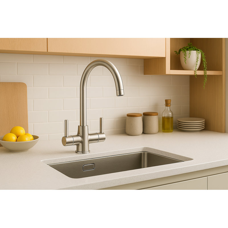 Abode Designs Enstyle Kitchen Faucet, Brushed Nickel
