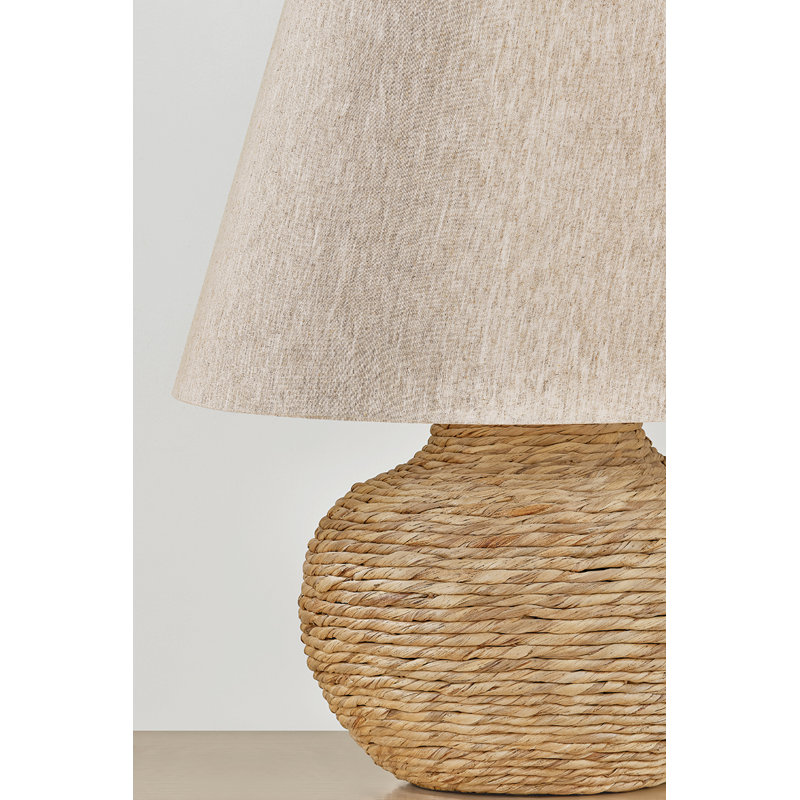 Troy Lighting Malik 20 inch wide 1 Light Table Lamp in Patina Brass
