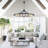 Kelcie 12- Light Large 43.3'' Dimmable Sputnik Wagon Wheel Chandelier-859399416-809357183