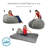CordaRoy's Faux Fur Convertible Bean Bag Chair-87325623-87284162