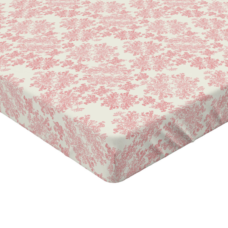 Drap-housse Ambesonne, Mauve pâle, rose pastel / floral, Drap-housse de taille très grand