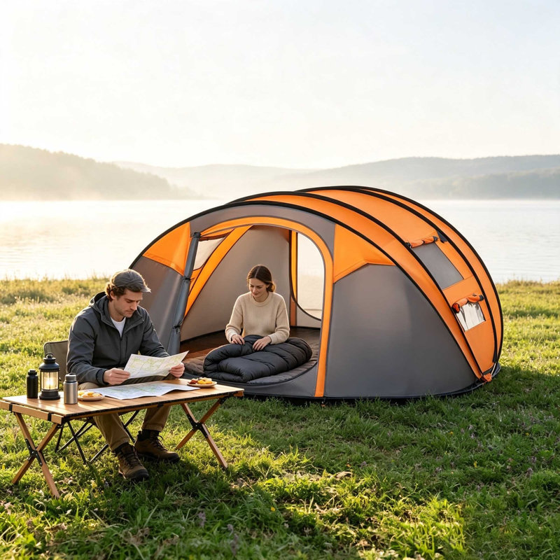 5 Person Tent, Orange