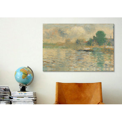 " Berge De La Seine 1884 " by Georges Seurat