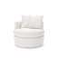 Fauteuil rembourré pivotant Dara Harlow-125810331