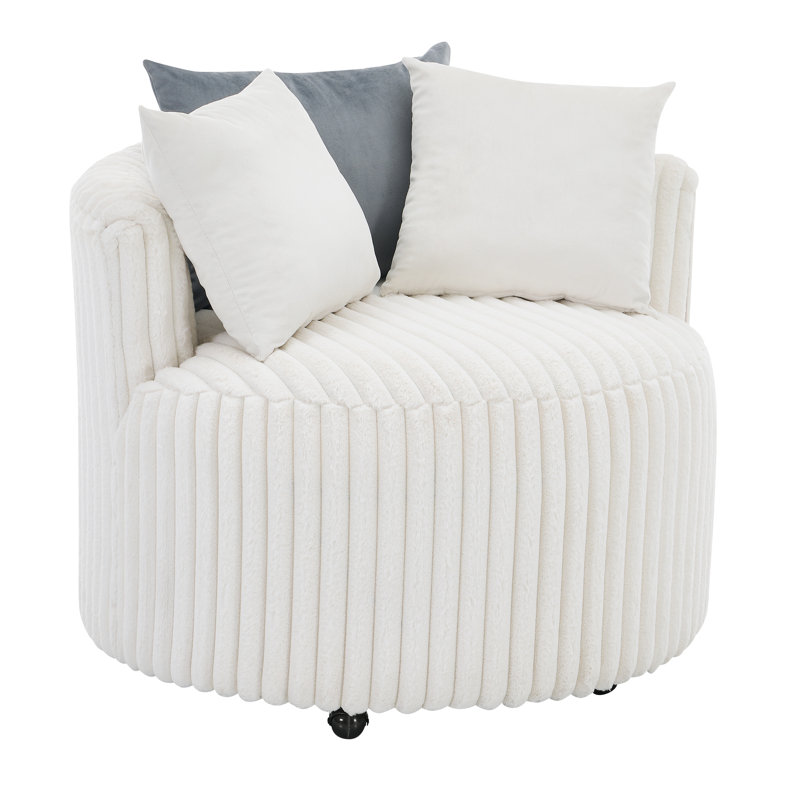 Fauteuil d'appoint avec roulettes Julian