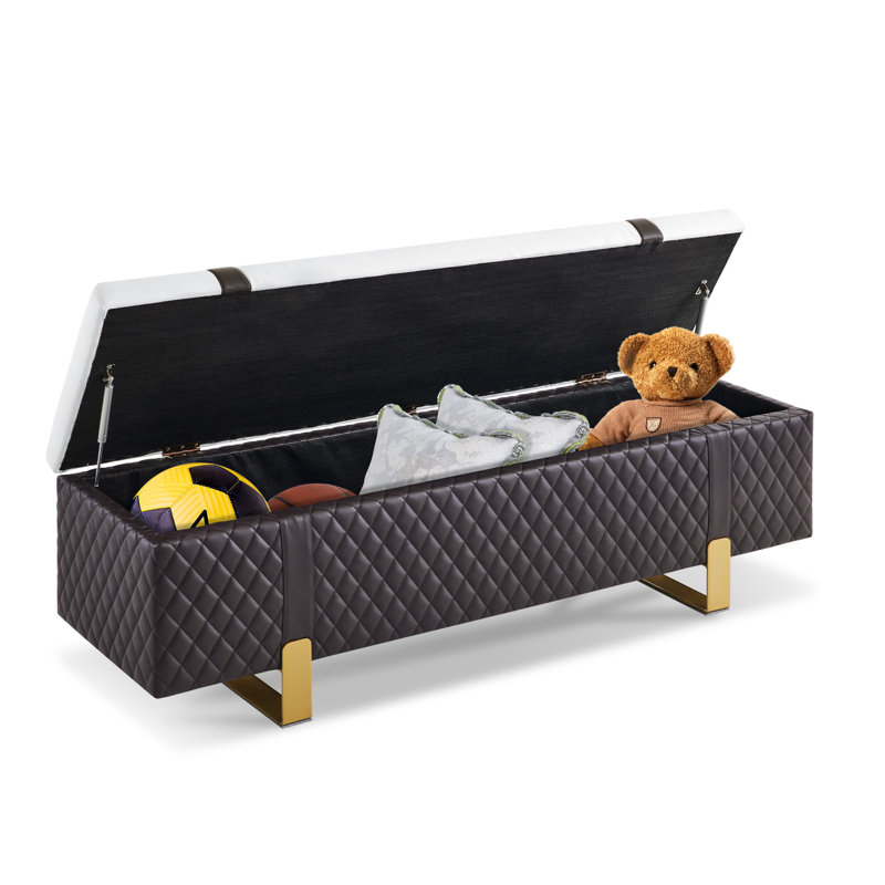 Repose-pieds avec repose-pieds Mercer41, Brun