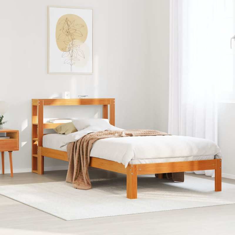 Storage Bed, Wax Brown, Small Single (2'6)