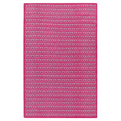 Tapis rose tissé à la main Blaine