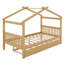 Lit en bois avec couchette-1292857729