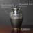 Engraved Memorial Urn With Textured-292006394