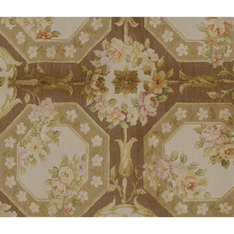 Handmade Silk and Wool Area Rug