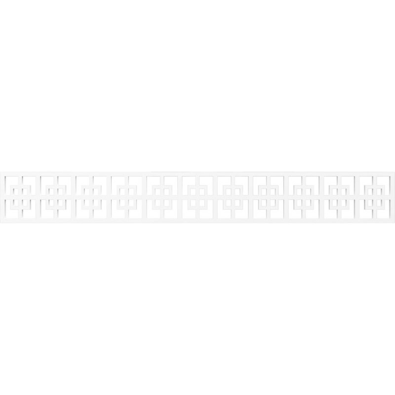 Moulure de chantournage Cambridge, H 6 po x l 46,5 po x P 0,375 po, PVC de qualité architecturale