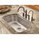 Waterhill Single Handle Kitchen Faucet with Side Spray and Duralock™