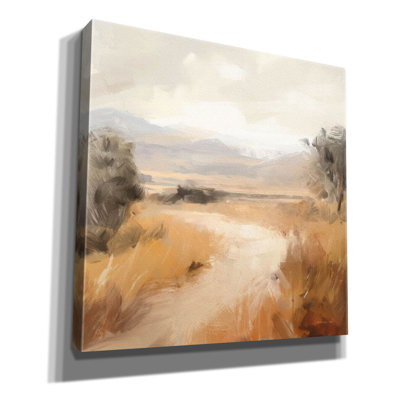 «Landscape In Yellow Ochre» par Danhui Nai, art mural sur toile