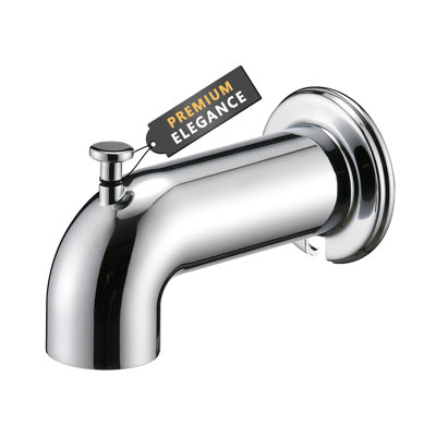 Wall Mounted Tub Spout Trim with Diverter