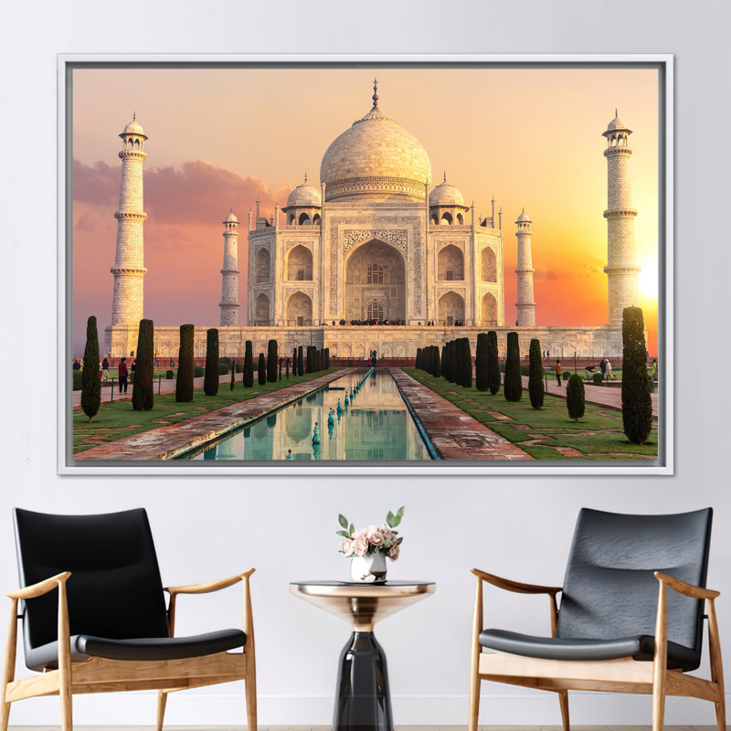 1 Piece Wall Art on Canvas, 25 cm H x 35 cm W, Framed Print without Mat, White