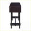 Table basse Mid Century Farmhouse espresso avec tiroirs cannelés, peu encombrante Facile à nettoyer-638065137
