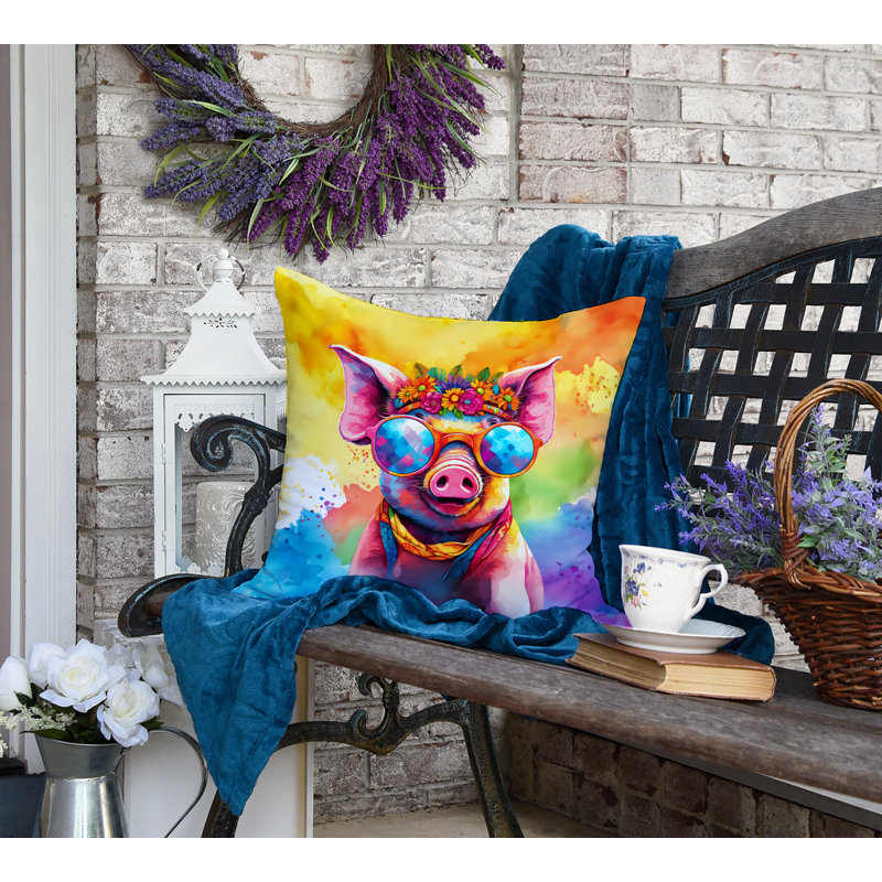 Coussin Hippie, H 18 po x l 18 po