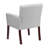 Paulson LeatherSoft Executive Side Reception Chair with Mahogany Legs-33349636