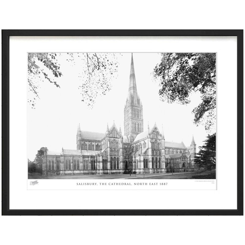 Salisbury, The Cathedral, North East 1887 - Single Picture Frame Print, 45cm H x 60cm W x 2.3cm D