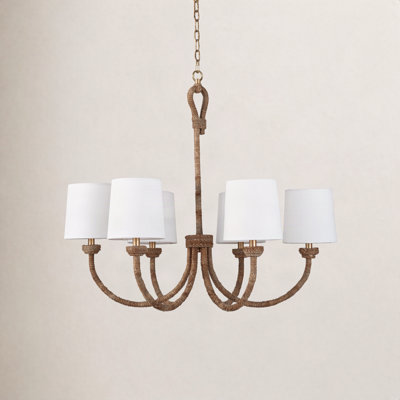 Coastal Luxe 6-Light Chandelier