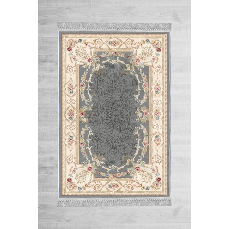 Luxurious Velvet Area Rug (4.6 x 7.2 ft), 100% Antibacterial Fabric, Non-Slip Cotton Backing, Pile Height: 0.4 in | Machine Washable, 3D Digital Print Design | Perfect for Living Room & Bedroom Decor, Soft & Durable