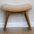 Cotton Blend Upholstered Bench