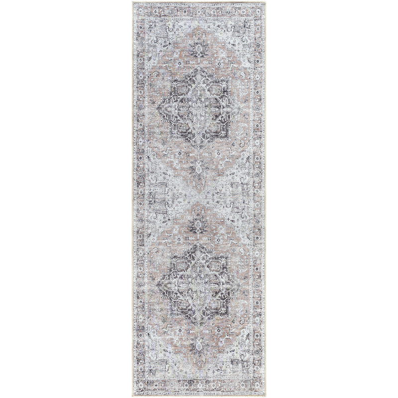 Tahmis Machine Washable Modern Boho Area Rug, Runner 80 x 240cm