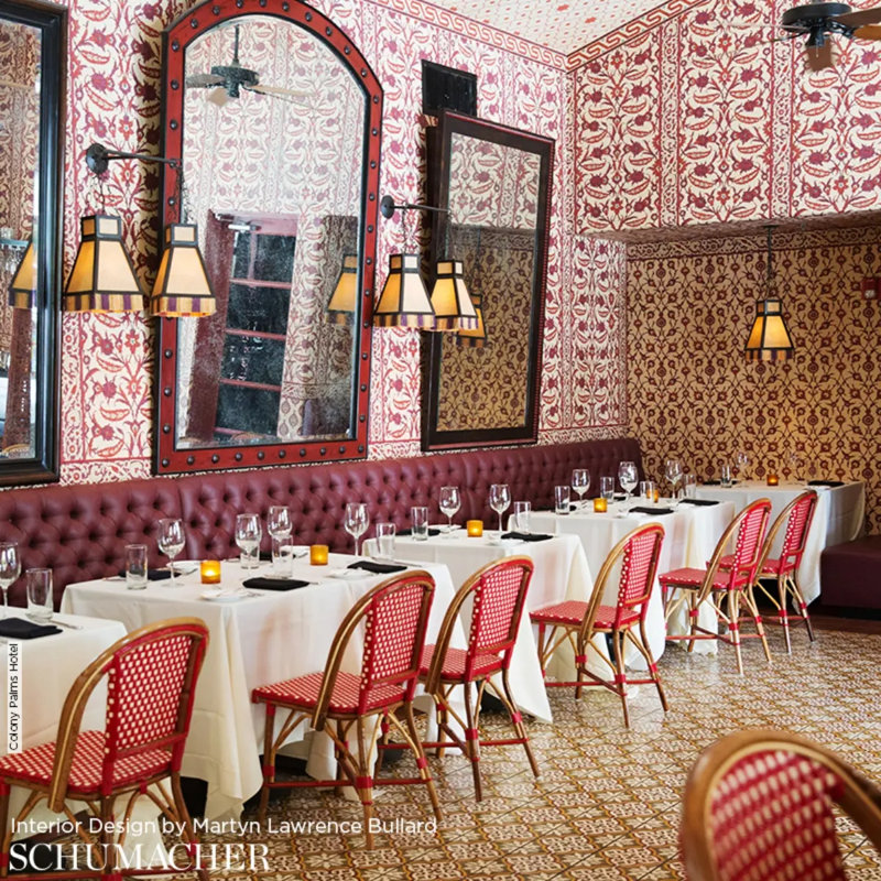 Topkapi Wallpaper, Pomegranate
