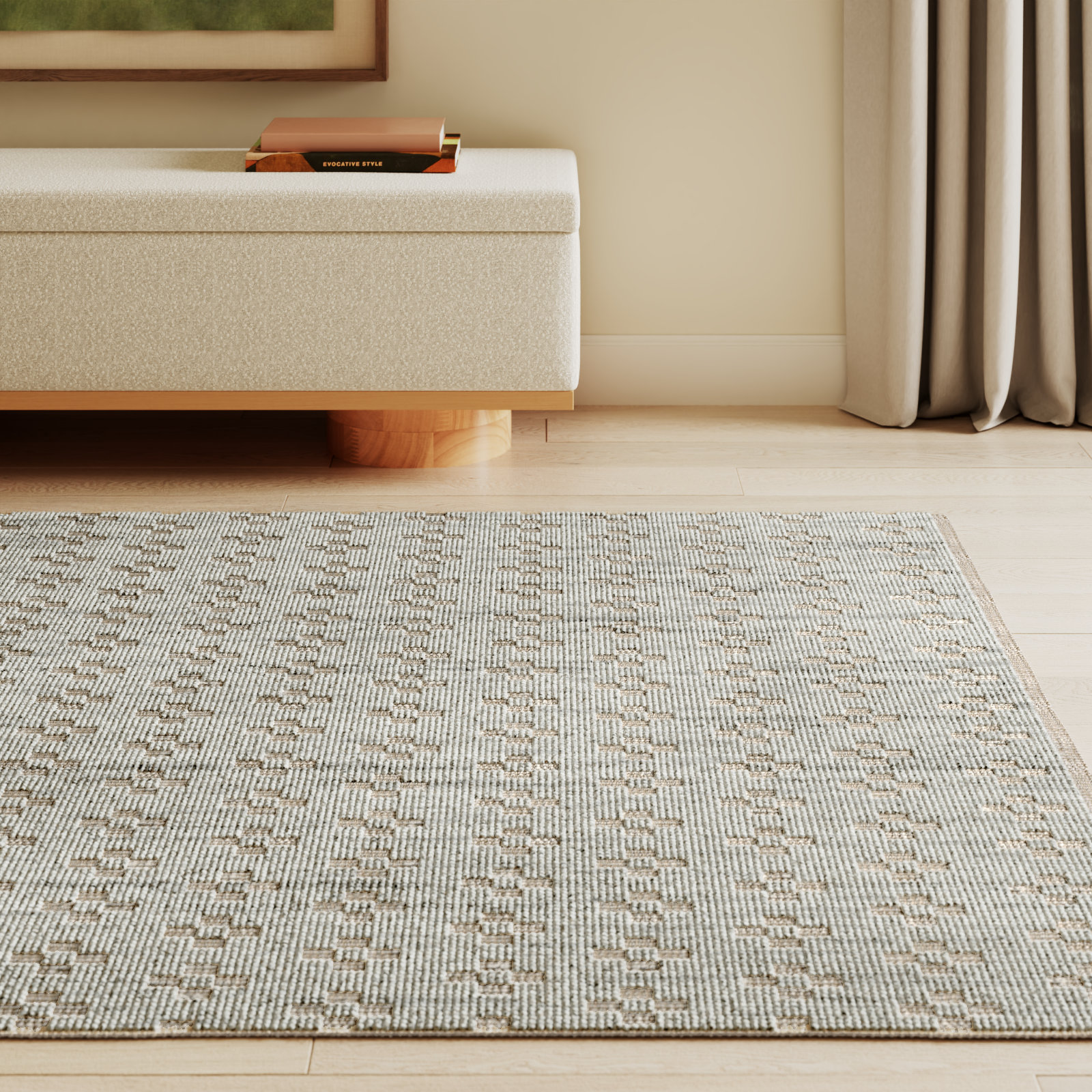 Juno Hand-Loomed Rug, Rectangle 5' x 8'