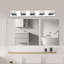 Luminaire pour meuble-lavabo mural 32 po à 5 lumières DEL en chrome 32 po-786004878-786004879