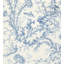 Pillement Floral and Toile Wallpaper Roll-25701953