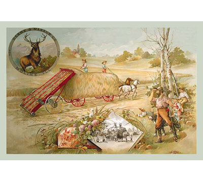 Deere Hay Loader - Unframed Graphic Art
