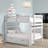 Abdullah Kids Bunk Bed with Drawers-292118130-292118131