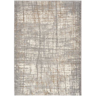 CK950-IVGRY Abstract Indoor Rug