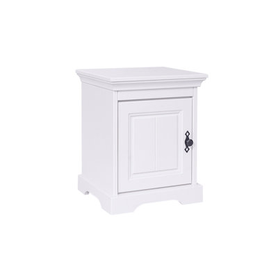 Omari 45cm W Solid Wood Bedside Table