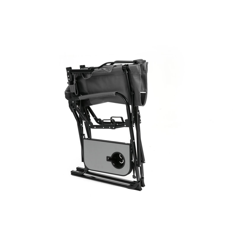 Camping Directors Chair, Heavy Duty,Oversized Portable Folding Chair with Side Table, Pocket for Beach, Fishing,Trip,Picnic,Lawn