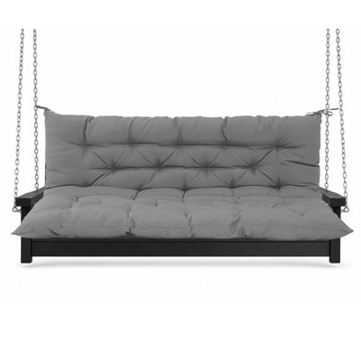 Porch Swing Replacement Seat Cushions, 2-3 Seater Bench Cushions for Outdoor Furnitur with Backrest