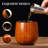 4 Pcs Charred Wooden Whiskey Glasses