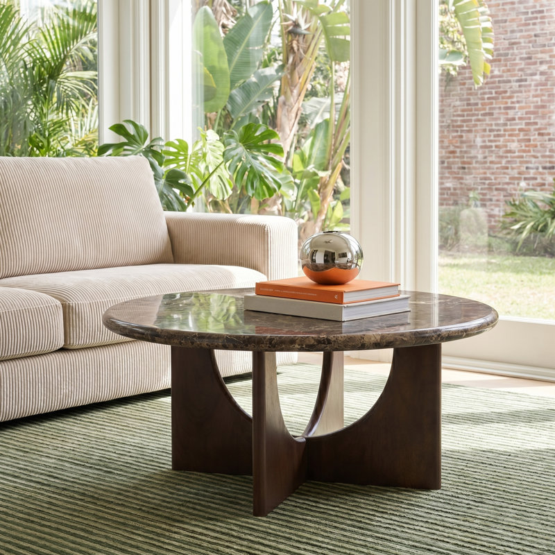 Olin Coffee Table Walnut, Emperado