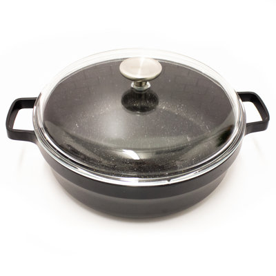 Poêle sauter à deux poignées avec couvercle berghoff international 4,9 qt Gem