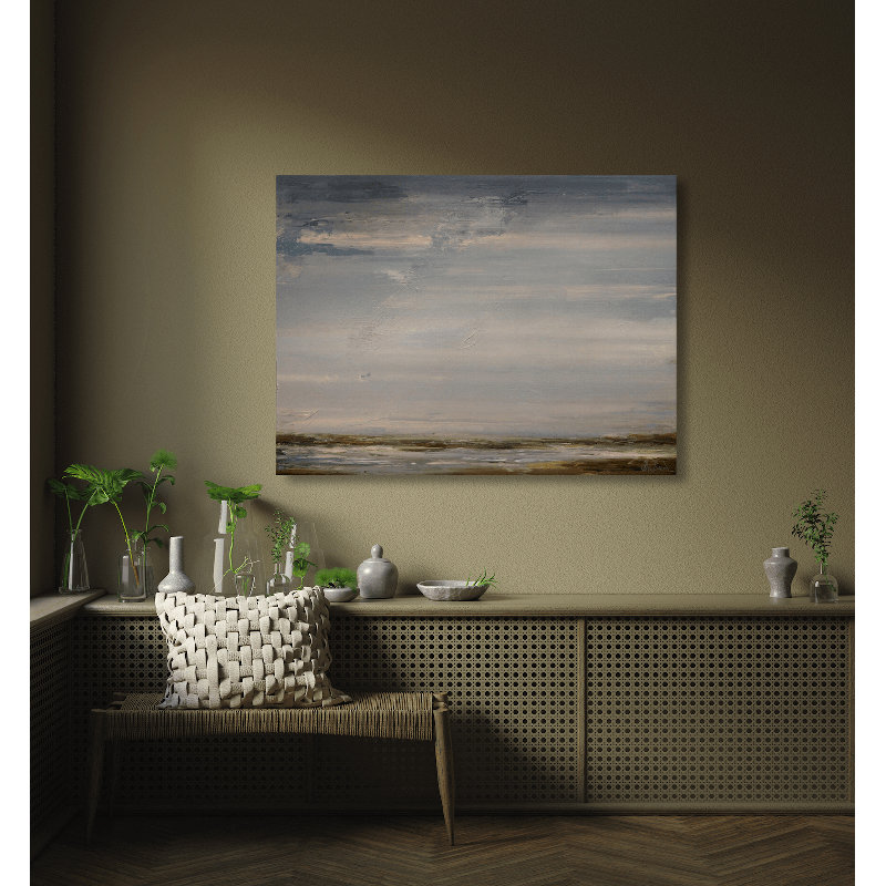 Breakers Print, 30" H x 40" W x 1.5" D, Wrapped Canvas