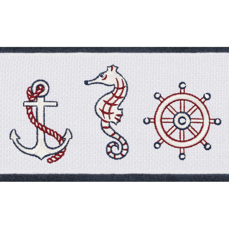 Easton Turkish Cotton Midweight Bath Towel, Midnight Blue